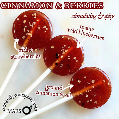 Plants & Planets Lollipops - Cosmic Candy Apothecary: Salted Cacao