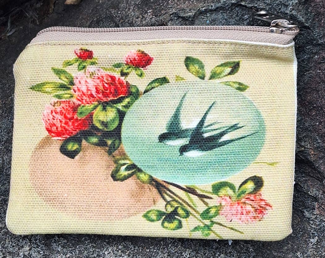 Animal Themed Coin Purses  9 Patterns: Raven