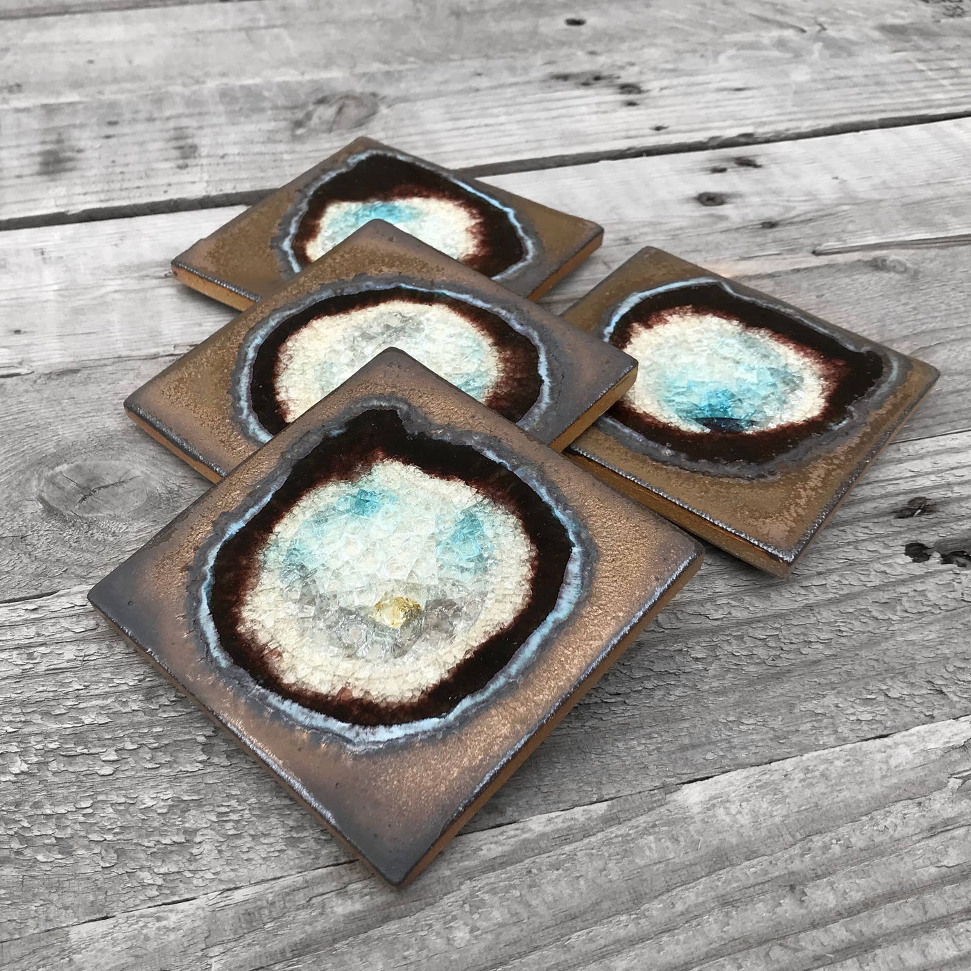 Square Coaster - Bronze - Individual Coaster