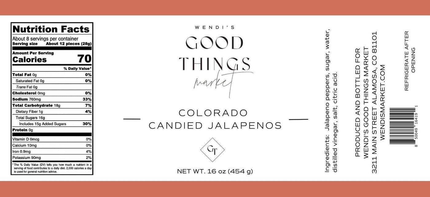 Colorado Candied Jalapenos
