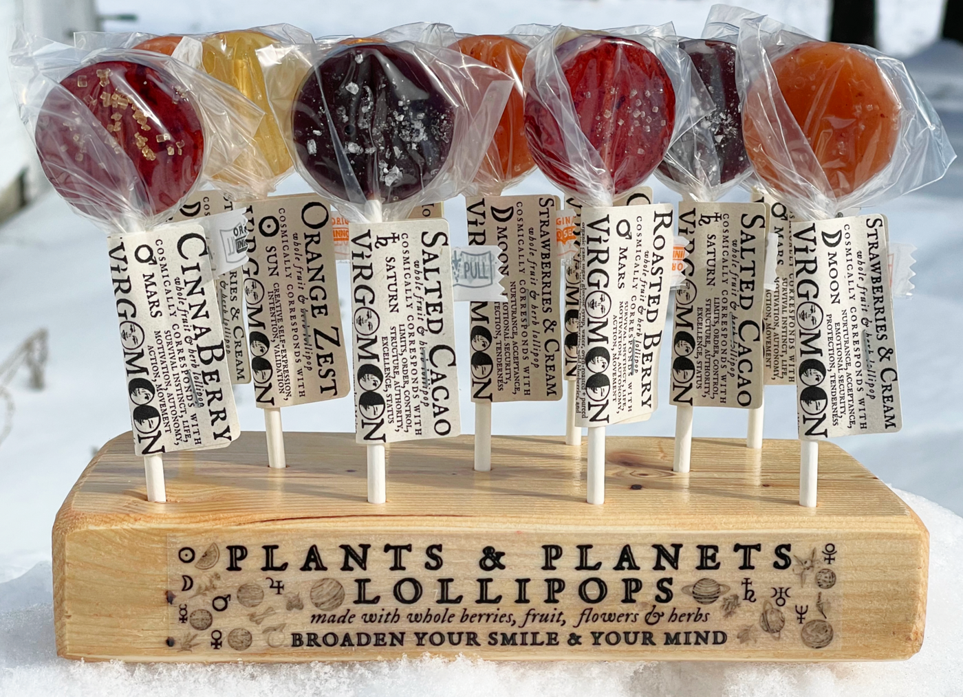 Plants & Planets Lollipops - Cosmic Candy Apothecary: Coconut Lime