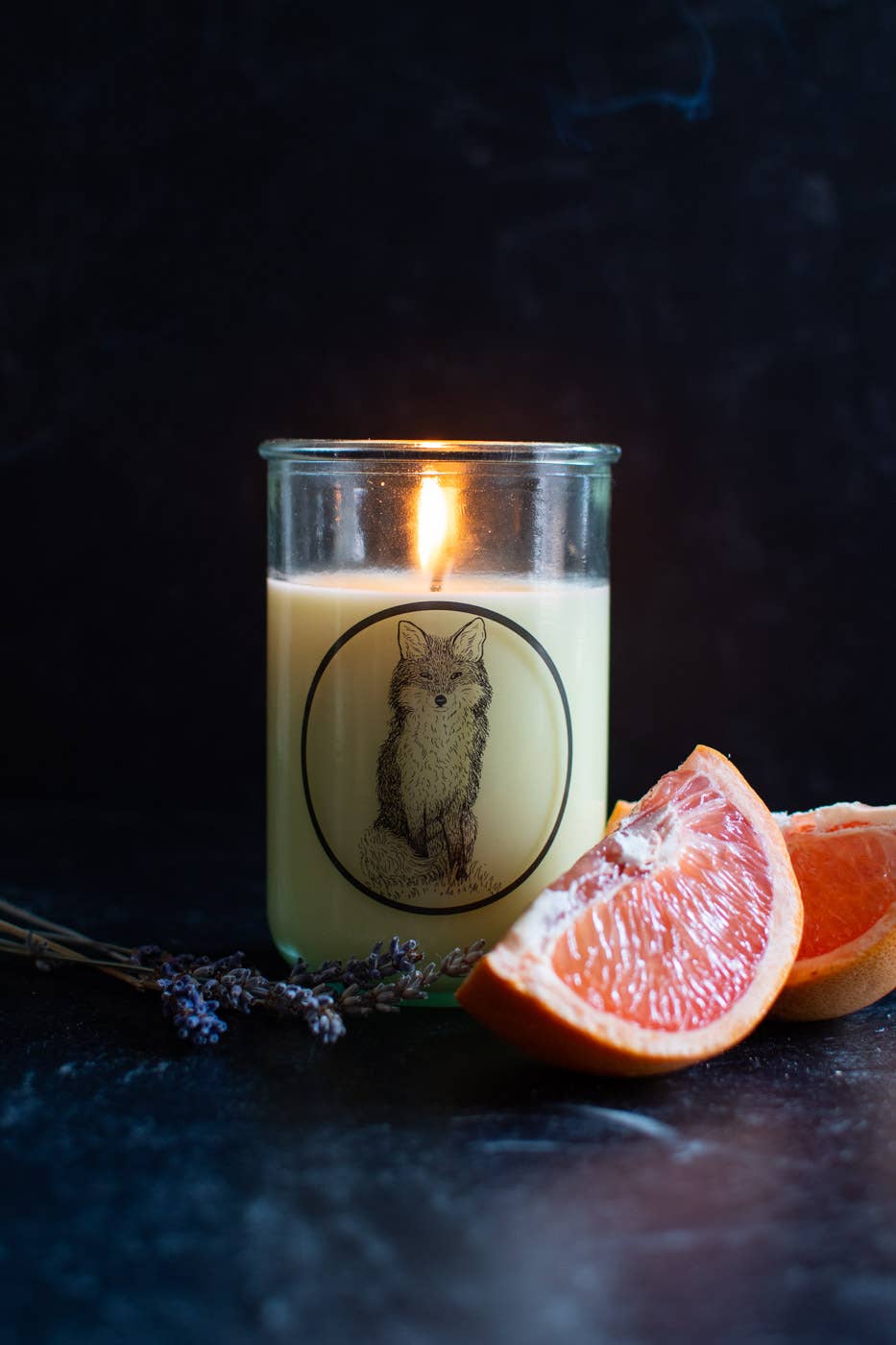 Soy Candle with Cotton Wick - Hermitage