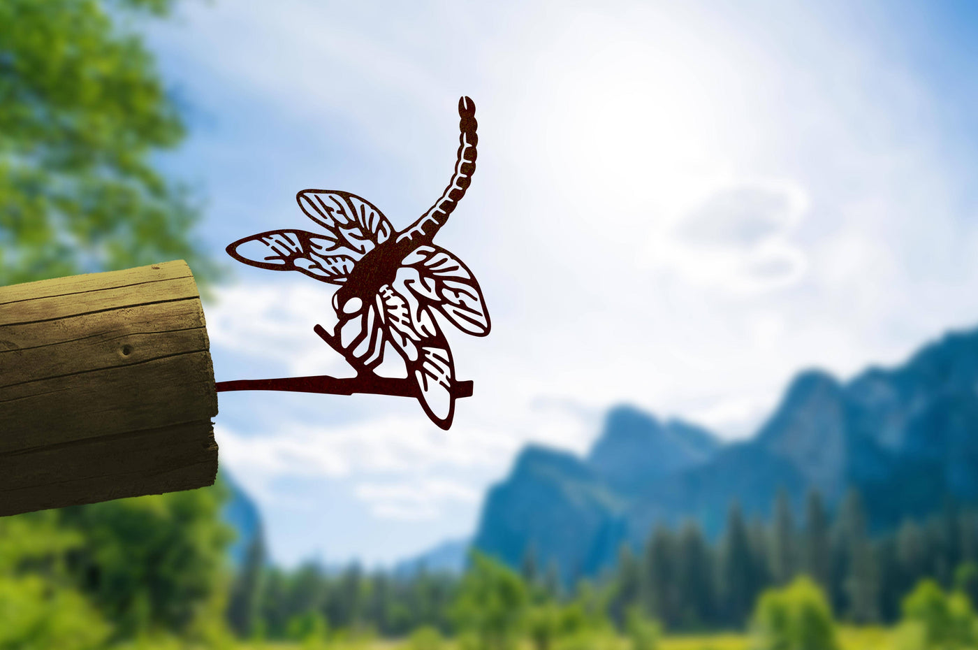 Dragonfly Garden art | Home décor | Metal bird | Gifting
