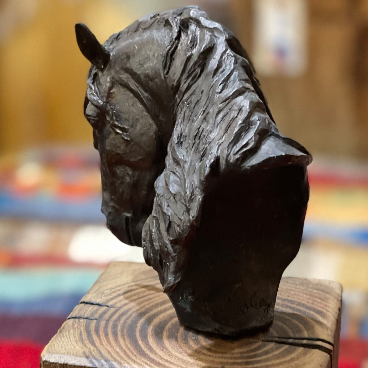 "Forever Proud" Iberian Stallion Resin Horse Sculpture by Martig
