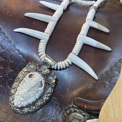 Nancy Krause of Monument, CO Buffalo Necklace